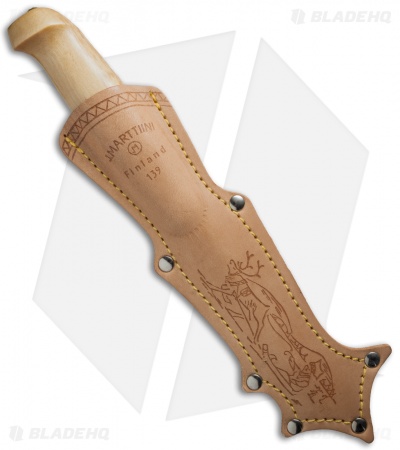 Marttiini Knives Lynx 139 Curly Birch Fixed Blade Knife (5" Mirror) 139010
