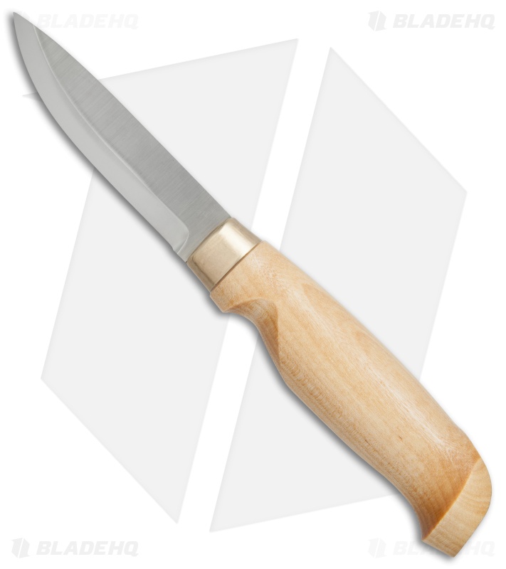 Marttiini Rapala Classic Birch Drop Point Knife Fixed Blade (3.75" Satin) CBOP4