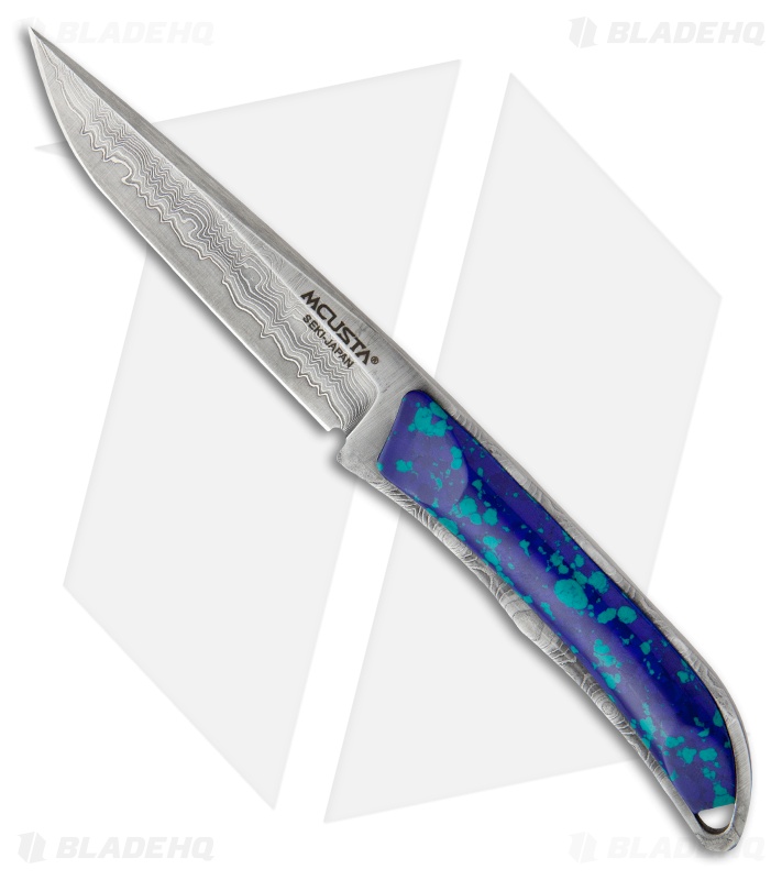 Mcusta MC-65D Malachite Fixed Blade Knife (3.5