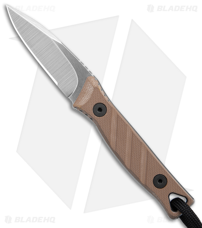 Medford Necromancer Neck Knife Coyote + Satin - Blade HQ