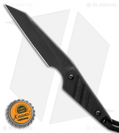 Medford Thorn Fixed Blade Neck Knife Black G-10 (2.75" Black)