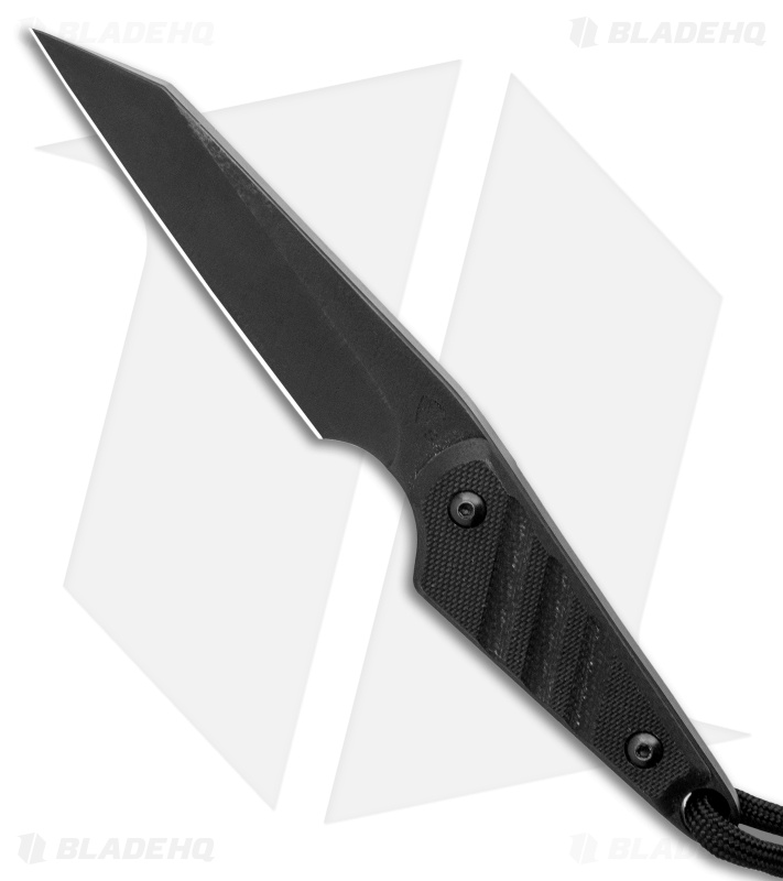 Medford Thorn Fixed Blade Neck Knife Black G-10 (2.75" Black)