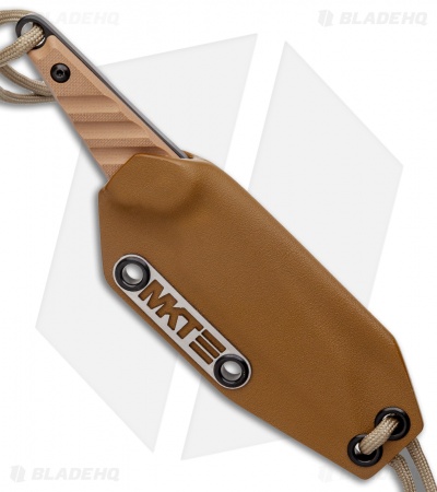 Medford Thorn Fixed Blade Neck Knife Coyote G-10 (2.75" Black)