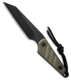 Medford UDT-1 Fixed Blade Knife OD Green G-10 (3.5" Black PVD)