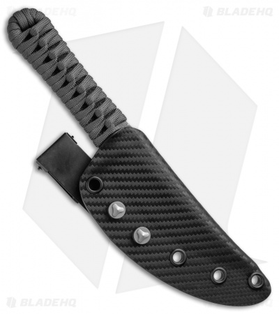 Marfione Custom Borka Blade Mini SBK Fixed Blade Knife (4" Gray DLC SW) 