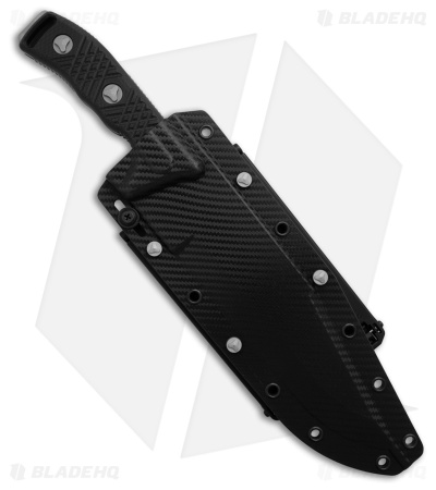 Microtech Arbiter Fixed Blade Knife Black G-10 (8.75" Apocalyptic Serr)