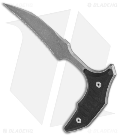 Microtech BEE S/E Wharncliffe Double Push Daggers Black G-10 (2.5" AP Full Serr)