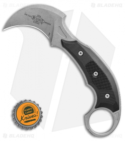 Microtech Bastinelli Iconic Karambit Fixed Blade Knife ( sw) 118-10apr