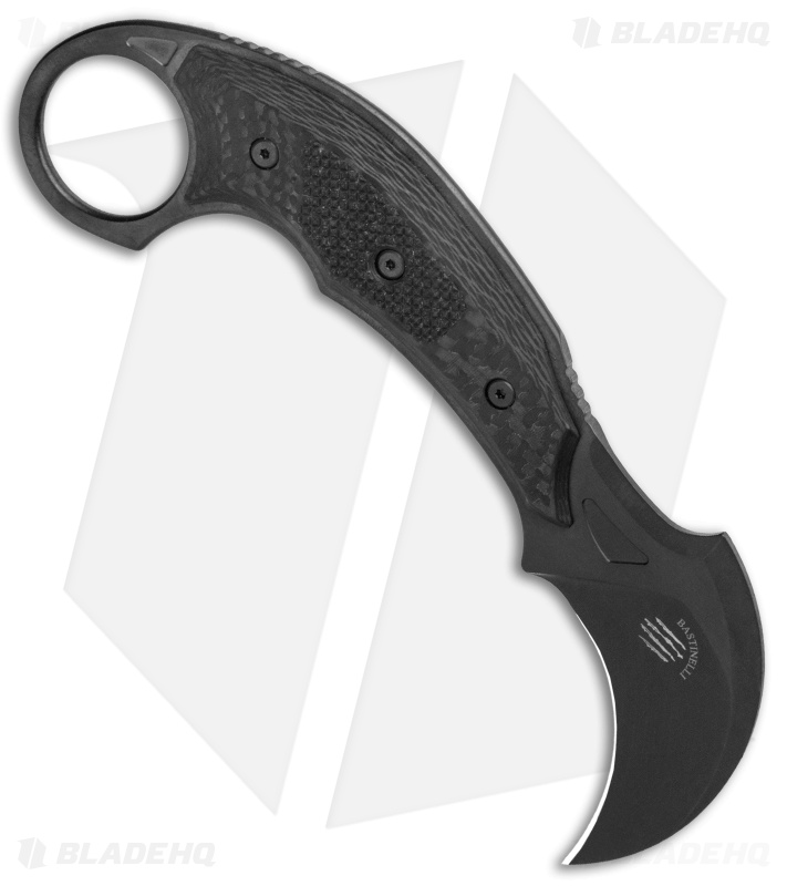 Microtech Bastinelli Signature Iconic Karambit Fixed Blade Knife CF ...