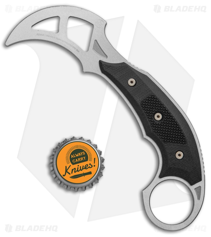 Microtech Iconic Fixed Blade Trainer Karambit (Satin