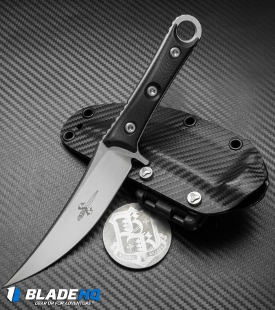 Marfione Custom Knives Borka Blade SBK Prototype Knife G10/FR4 (4.75" Satin)