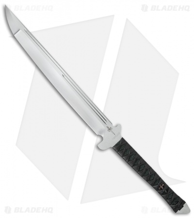 Marfione Custom Combat Wakizashi Green Rayskin (15.5" Hand Satin D2)