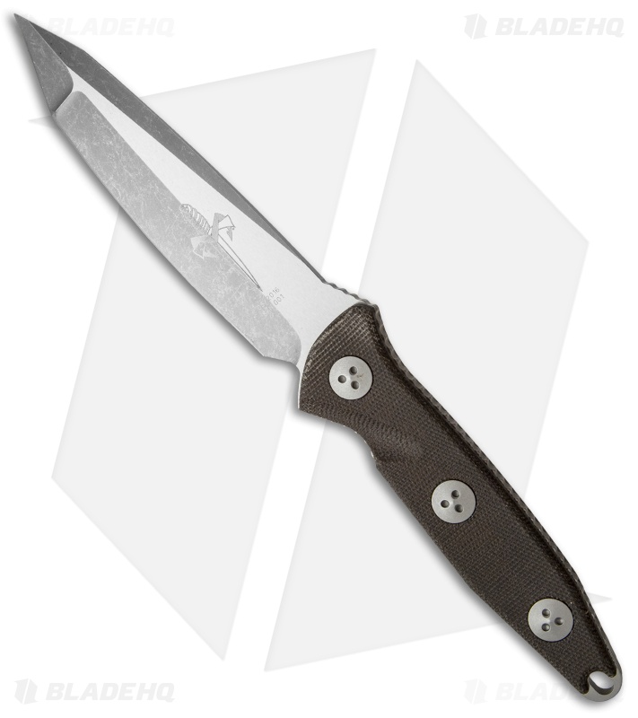 Marfione Custom Socom Alpha Tanto Fixed Blade Knife Micarta (5" Two-Tone)