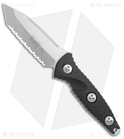 Microtech Socom Alpha Mini Tanto Knife Full Serr - Blade HQ