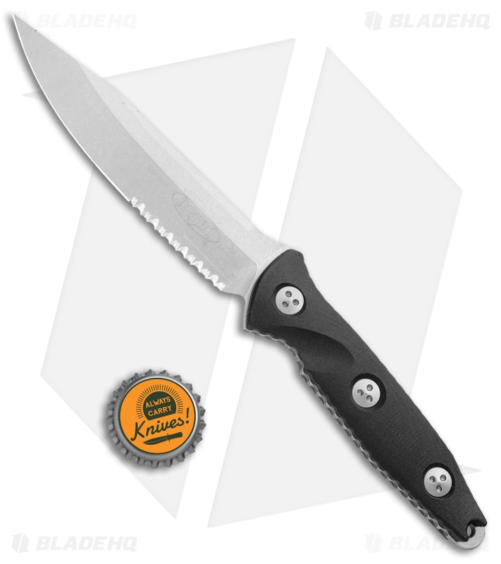 Microtech Socom Alpha Fixed Blade Knife Black G-10 (5