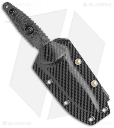 Microtech Signature Series Socom Alpha Mini Fixed Blade Knife CF (3.8" Black)