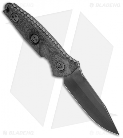 Microtech Signature Series Socom Alpha Mini Fixed Blade Knife CF (3.8" Black)