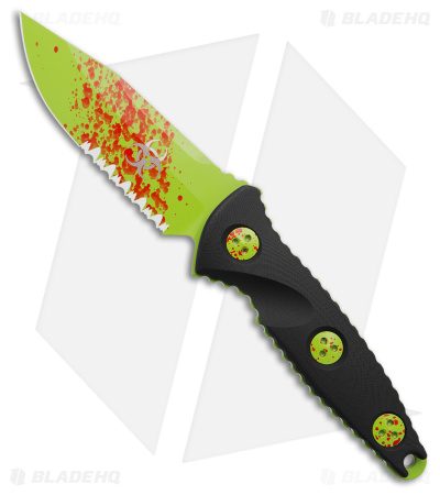 Microtech Socom Alpha Mini S/E Zombie-Tech Green - Blade HQ