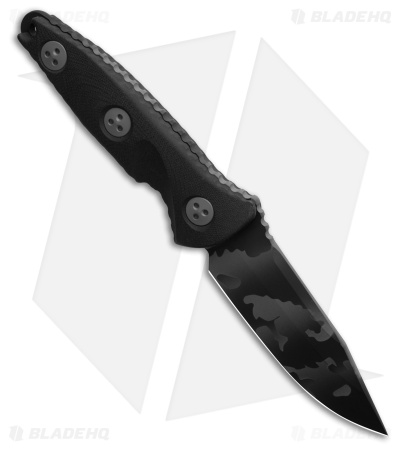 Microtech Socom Alpha Mini SS Fixed Blade Knife Black G-10 (3.8" Urban Camo)