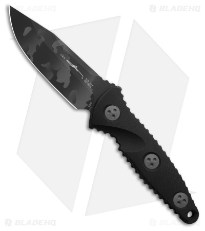 Microtech Socom Alpha Mini SS Fixed Blade Knife Black G-10 (3.8" Urban Camo)