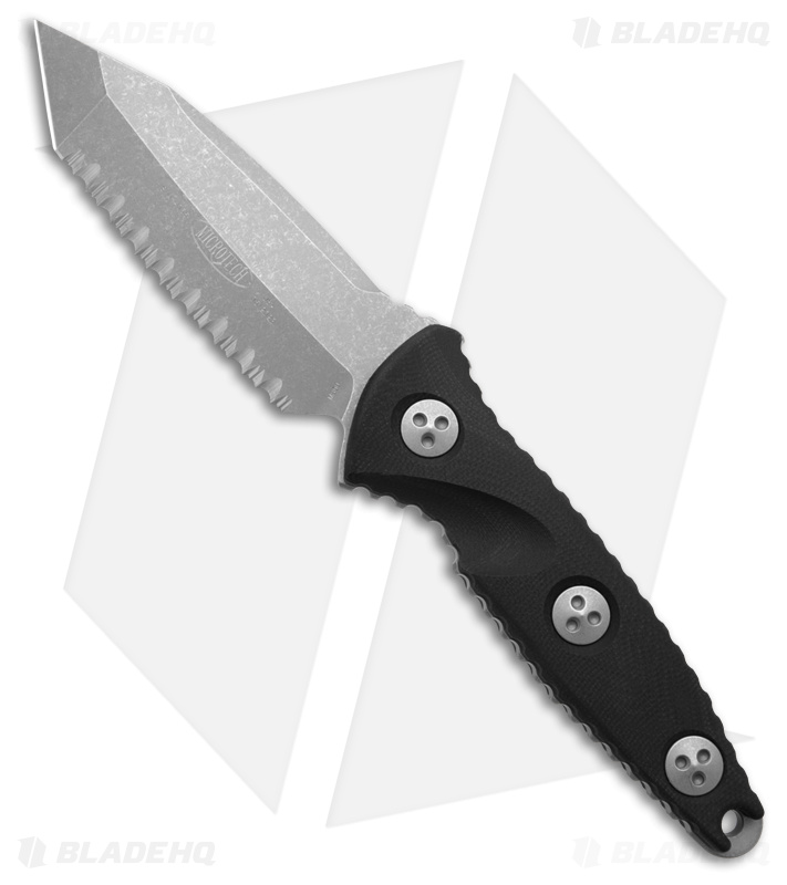 Microtech Socom Alpha Mini Tanto Knife Full Serr - Blade HQ