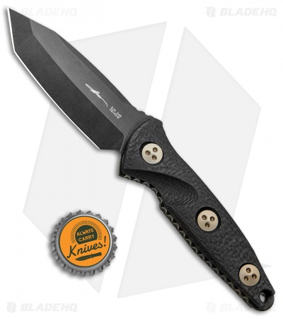 Microtech Signature Series Socom Alpha Mini Tanto Fixed Knife CF (3.8" Black)