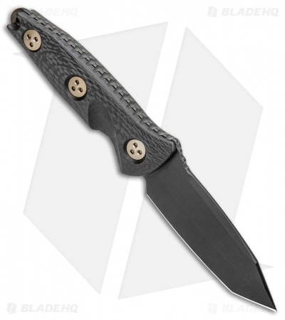 Microtech Signature Series Socom Alpha Mini Tanto Fixed Knife CF (3.8" Black)