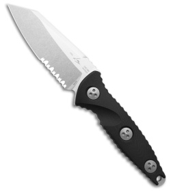 Microtech Socom Alpha Mini Warcom Fixed Blade Knife (3.7" SW Serr) 93M-11