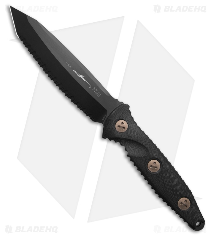 送料無料 Serr Full CF/DLC T/E Alpha Socom Microtech - HQ Blade ハンティングナイフ、狩猟刀