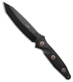 Microtech Socom Alpha T/E Fixed Blade Knife Carbon Fiber (5.5" DLC Full Serr)