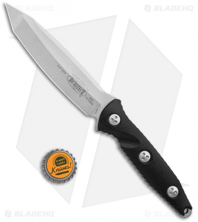 Microtech Socom Alpha Tanto Fixed Blade Knife Black G-10 (5" Stonewash) 