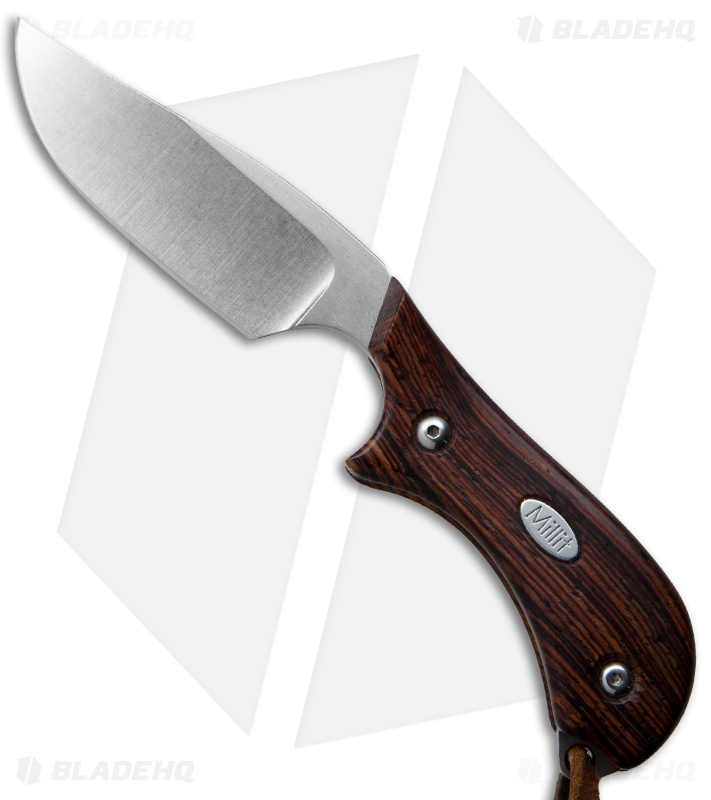 Millit Knives Hawk Pony Fixed Blade Knife Cocobolo (2.75" Stonewash)
