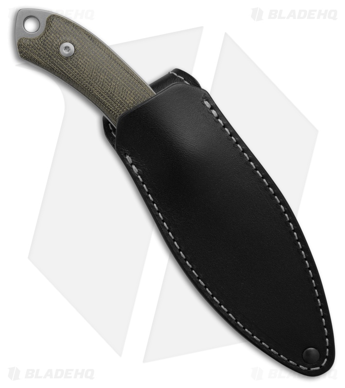 MKM Pocket Tango 1 MagnaCut Fixed Blade Knife Green Canvas Micarta (2.91" SW)