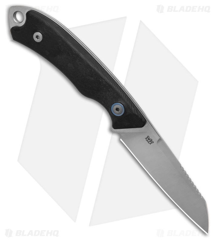 MKM Pocket Tango 2 MagnaCut Fixed Blade Knife Carbon Fiber (2.91" Satin)