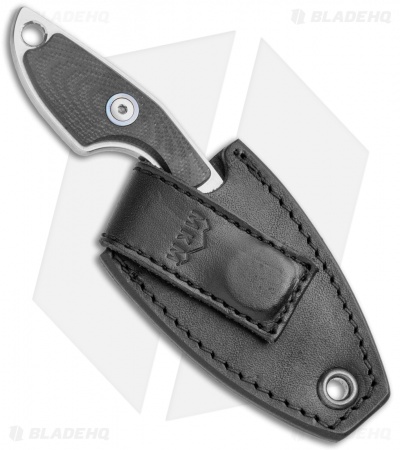 MKM Voxnaes Mikro 2 Fixed Blade Knife Black G-10 (2" SW Sheepsfoot) MR02-GBK