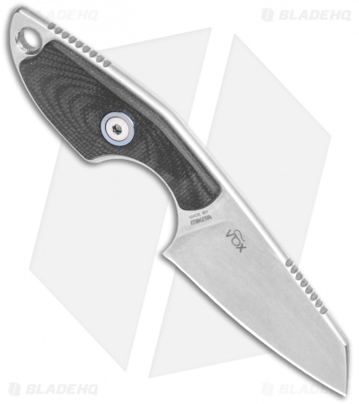 MKM Voxnaes Mikro 2 Fixed Blade Knife Black G-10 (2" SW Sheepsfoot) MR02-GBK
