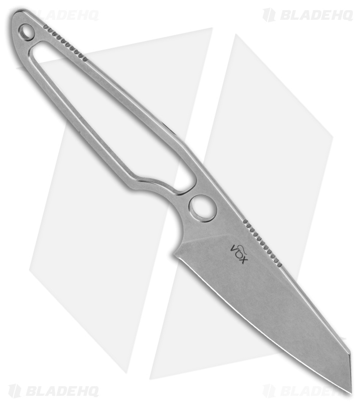 MKM Makro 2 Fixed Blade Sheepsfoot Knife Skeletonized Steel (2.87" SW)