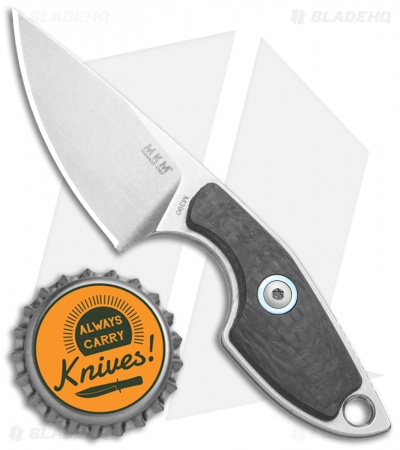 MKM Voxnaes Mikro 1 Fixed Blade Knife Carbon Fiber (2" SW)