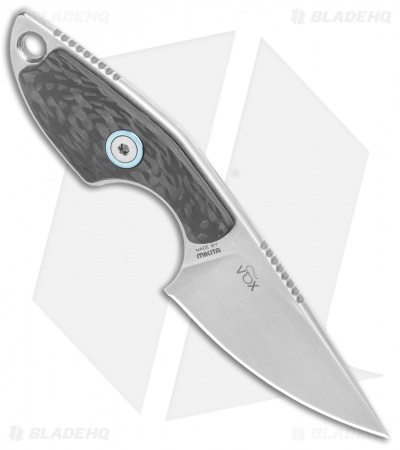 MKM Voxnaes Mikro 1 Fixed Blade Knife Carbon Fiber (2" SW)