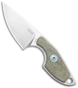 MKM Voxnaes Mikro 1 Fixed Blade Knife Green Canvas Micarta (2&quot; SW) | 128316