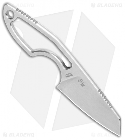 MKM Voxnaes Mikro 2 Fixed Blade Knife Skeletonized Stainless Steel (2" SW)
