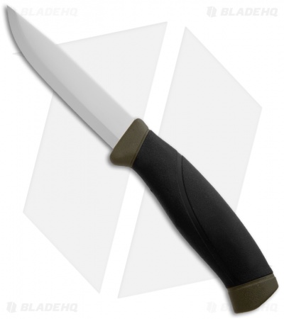 Morakniv Companion Carbon Steel Fixed Blade Knife OD Green (4