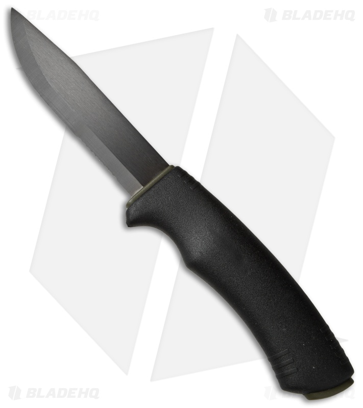 Morakniv Bushcraft SRT Fixed Blade Knife (4.25" Black Serr)