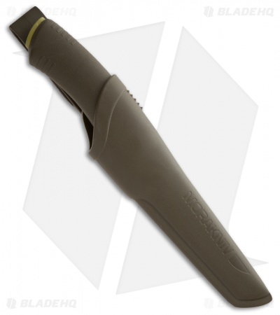 Morakniv Bushcraft Forest Fixed Blade Knife Olive Drab (4.25" Satin)
