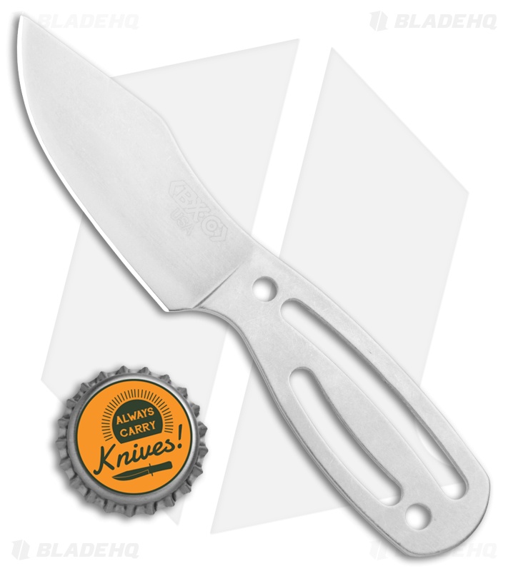 BYX Co Grimalkin Fixed Blade Knife Steel (2.875" Stonewash) BYX-81119