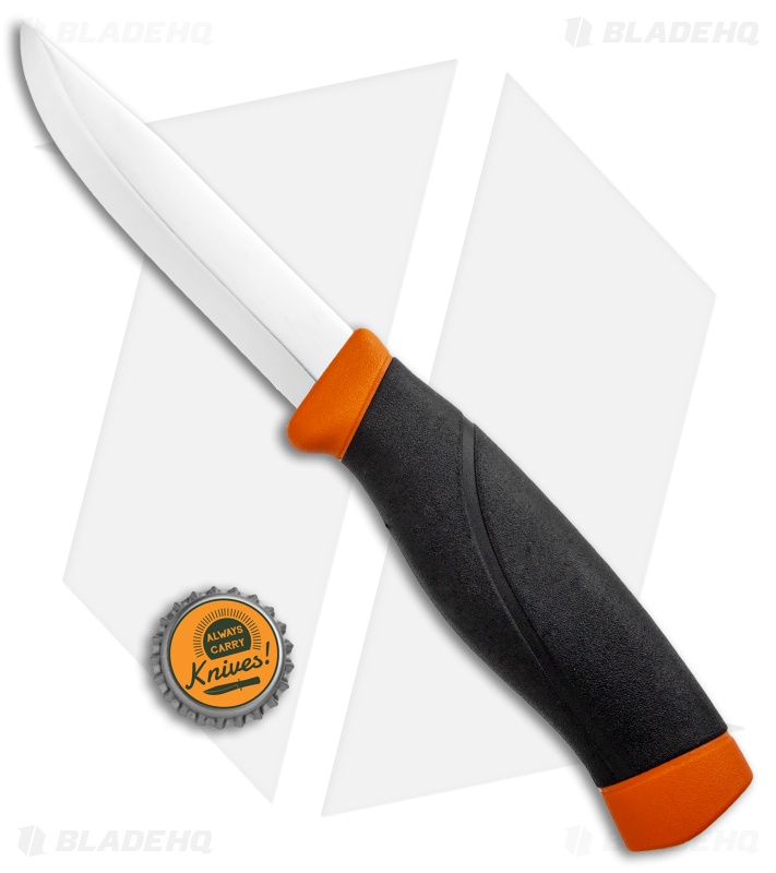 Morakniv Companion Heavy Duty Fixed Blade Black/Orange (3.88" Satin)