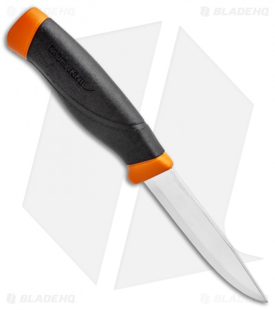 Morakniv Companion Heavy Duty Fixed Blade Black/Orange (3.88" Satin)