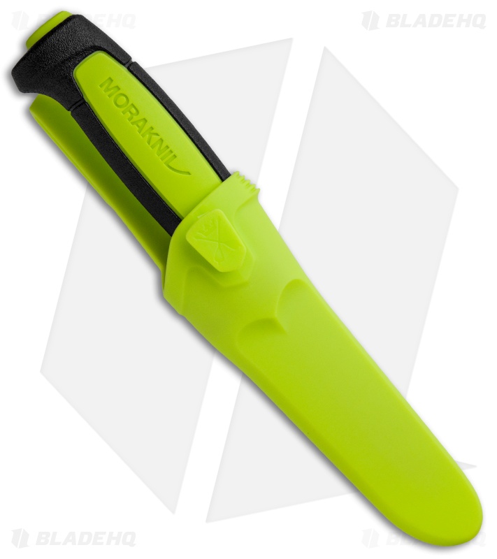 Morakniv Basic 511 Fixed Blade Knife | Lime Green - Blade HQ
