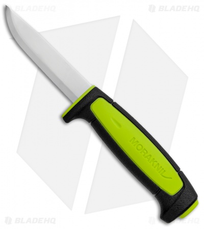 Morakniv Basic 511 Fixed Blade Knife | Lime Green - Blade HQ
