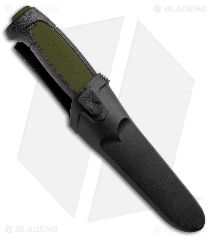 Morakniv Basic 511 Fixed Blade Knife Black/OD Green (3.5" Satin)  